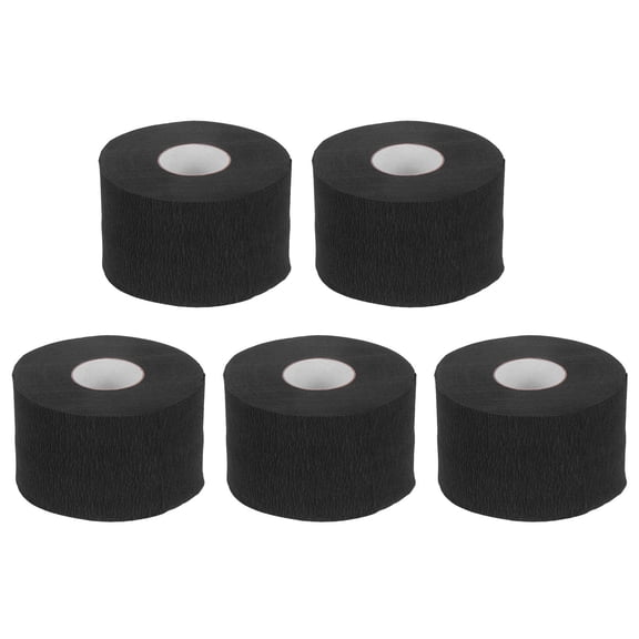 Luxshiny Disposable Neck Tape Black Stretchy Skin Friendly Protective Neck p for Salon Hairdressing