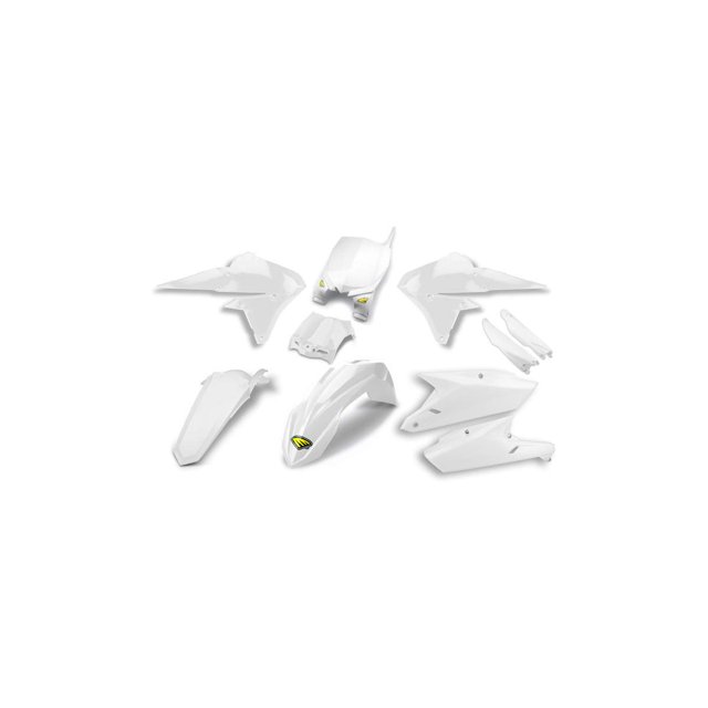 Cycra Powerflow Plastic Kit (White) Compatible with 14-18 Yamaha YZ250F