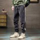 thumbnail image 2 of Pantalones casuales de harén para hombre, pantalones de calle, pantalones deportivos de pana para hombre, estilo coreano, holgados, lisos, planos, nuevos artículos deportivos góticos L, 2 of 5
