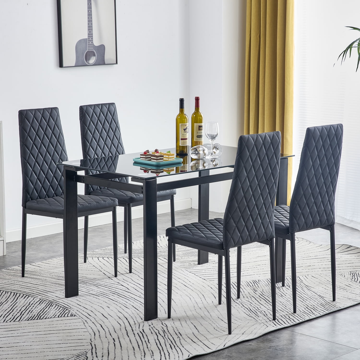 Canddidliike Set of 4 Dining Chair for Kitchen Dining Living Room