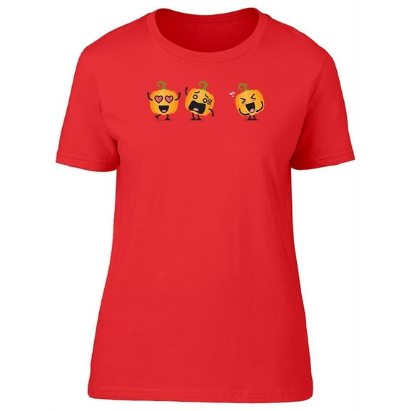 Funny Pumpkin Doodles T-Shirt Women -Image by Shutterstock, Female XX-Large