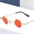 thumbnail image 4 of Mini Lunettes de Protection pour les Yeux Rétro Lunettes à la Mode Multicolores Petit Cadeau Mignon Design Chic Attrayantes Fournitures pour Enfants Or/violet, 4 of 9