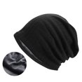 thumbnail image 2 of Caywon Women's Winter Fashion Knit Slouchy Hat Warm Ear-Protected Slouchy Wool Cap Cold-Proof Hat Soft Cozy Thickened Material Windproof Design, 2 of 5