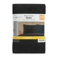 thumbnail image 4 of Mainstays Stitched Corded Pillow Sham, Black, Standard, 1 Pack, 4 of 5