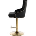 thumbnail image 3 of Meridian Furniture Claude Black Velvet Adjustable Stool, 3 of 5