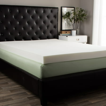 Splendorest 4-inch Memory Foam Mattress Topper