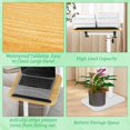 thumbnail image 3 of Sofa Tray Table for Couch, Swivel TV Tray, Adjustable Height Side Tables for Eating, 3 of 5