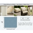 thumbnail image 6 of Soimoi 56 Inch Wide Waterproof Taffeta Fabric By 3 Yard | Blue Geometric Print | Outdoor Use for Furniture Covers, Umbrellas, Patio Decor & More, 6 of 7