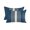 MidnightBlue Beige, variant on Waterproof Outdoor Throw Pillows with Inserts 18"x18", Navy Blue Beige Striped Soft Decorative Pillowcases for Couch Bedroom, Modern Farmhouse Retro Lines Pillow Covers for Sofa Living Room