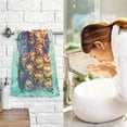thumbnail image 6 of Coolnut Pineapple in Pool Hand Towels 2 Pieces, Cotton Bath Towel for Drying Face Hands Body Decorative Water Absorbent Lightweight Towels for Bathroom Ktichen Travel Gym, 16"x28", 6 of 6