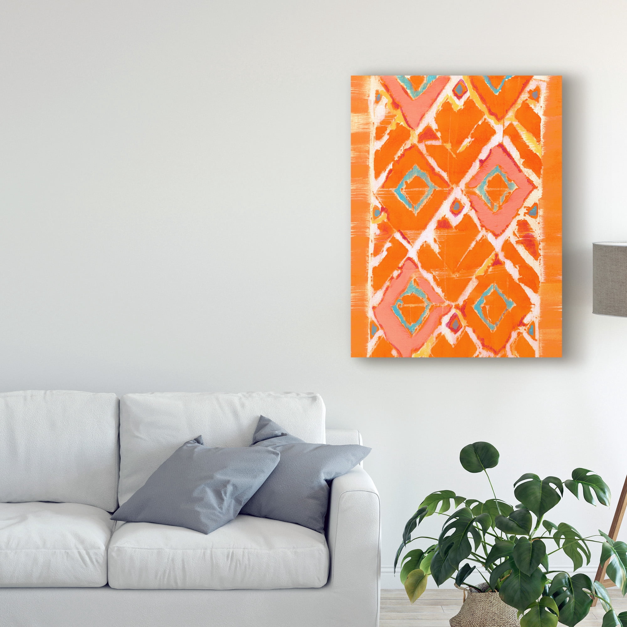 Trademark Fine Art 'Orange Tribal II' Canvas Art by Jodi Fuchs