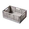 thumbnail image 2 of JingChun Plastic Baskets for Desk Organizing, Drawer Organizer, Durable Folding Storage Crate for Home Kitchen Classroom office Bedroom and Bathroom, 2 of 6