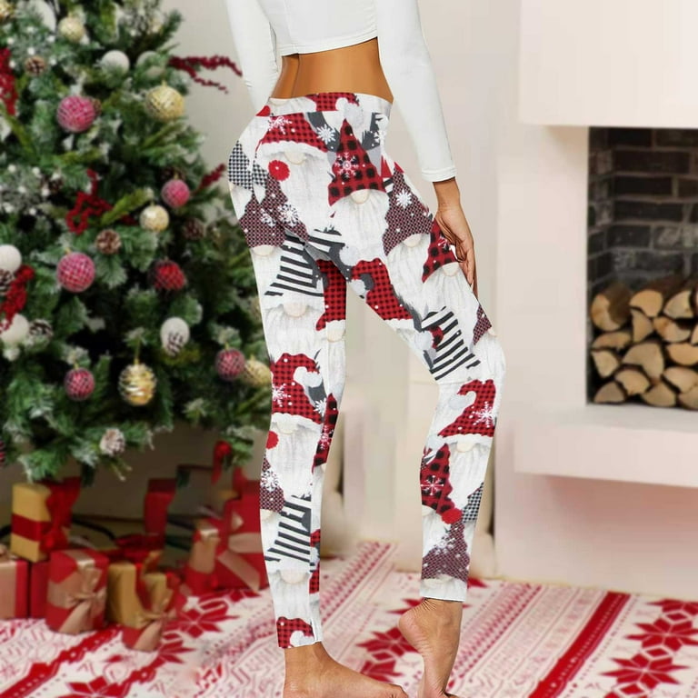Warm top christmas leggings