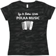 thumbnail image 3 of Inktastic Life's Better Polka Music Women's T-Shirt, 3 of 5