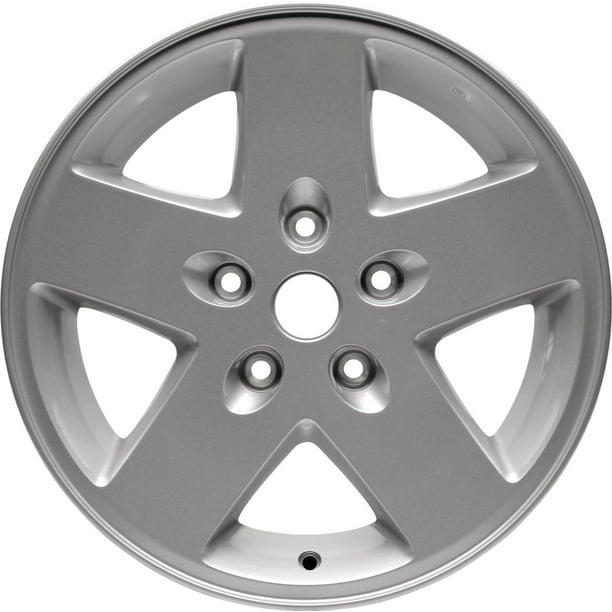 Aluminum Wheel Rim 17 inch for Jeep Wrangler 07-16 5 Lug Silver -  