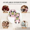 thumbnail image 7 of Lsque Panda Avocado Pattern Long Sleeve Pajama Set for Women - Soft 2-Piece Sleepwear and Loungewear Set with Pockets, Comfy Nightwear-Medium, 7 of 7