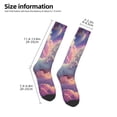 thumbnail image 2 of Salouo Colorful Cloud White Horse Print Women's Men's Ankle Socks 1-pack Casual Athletic Socks for Unisex Adult Moisture-Wicking Socks for Daily Wear/Running/Sport, 2 of 8