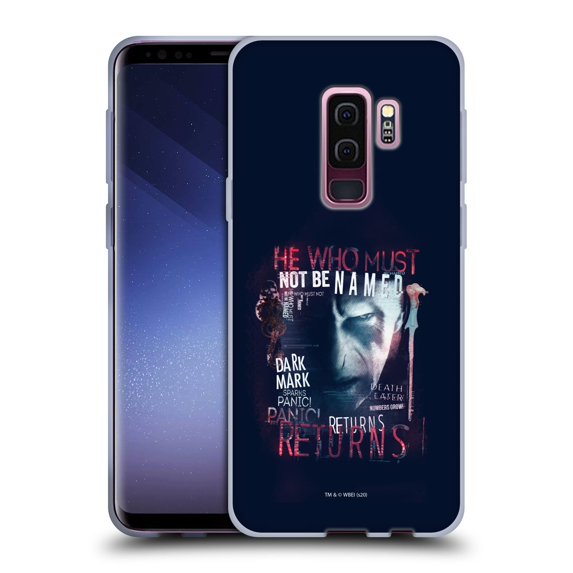 Head Case Designs Officially Licensed Harry Potter Deathly Hallows XXV Lord Voldemort Soft Gel Case Compatible with Samsung Samsung Galaxy S9+ / S9 Plus