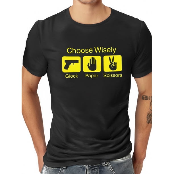 Da Ma Men's T-shirt Scissors Rock Paper Tee For Adult, Men, Women, Teen, Teenager, Adolescent,Youth