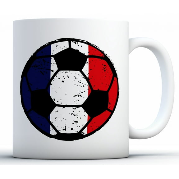 Awkward Styles France Soccer Ball Coffee Mug France Coffee Mugs French Flag Mug French Travel Mug for Men and Women Amazing Soccer Gifts France Flag Mug Gifts from France France Soccer 2018 Mug