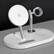 thumbnail image 1 of Cargador inalámbrico magnético plegable vertical de 15 W y 3 en 1 para teléfono móvil/auriculares con soporte de carga inalámbrica para reloj., 1 of 6