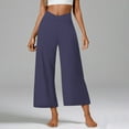 thumbnail image 2 of Pantalon Jogger Extensible à Taille Haute pour Femme, Coupe Ample, Jambe Fuselée, à Enfiler, Confortable, Tenue Décontractée avec Poches Fonctionnelles, 2 of 6