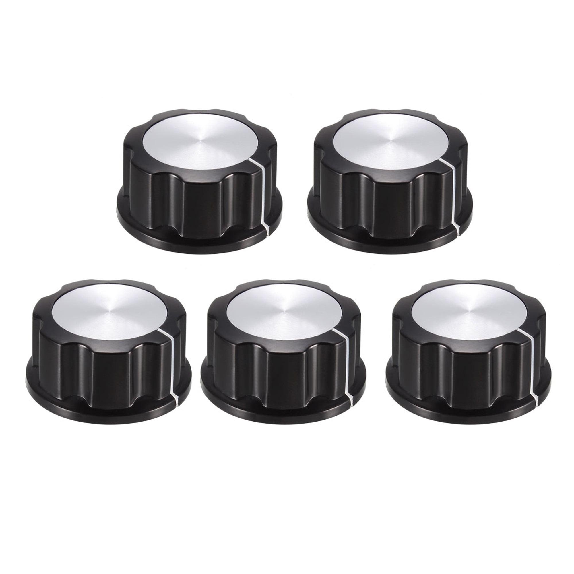 5 Pcs Speaker Control Knob Power Amplifier Knob 33mm Dia. Rotary Knobs