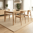 thumbnail image 2 of WANLISELL 5' x 7' Indoor Area Rugs, Modern Machine Washable Rug, Neutral Low Pile Accent Carpet for Living Room Bedroom Dining Room Office, Brown & White, 2 of 12