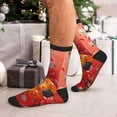 thumbnail image 7 of Disketp Space Skeleton Art Unisex Mid-Calf Socks Lightweight Breathable Ventilation Ankle Socks, 7 of 7