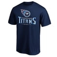 thumbnail image 2 of Men's Navy Tennessee Titans Team Lockup T-Shirt, 2 of 3