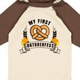 thumbnail image 4 of Inktastic My First Oktoberfest with Pretzel and Banner Boys or Girls Long Sleeve Baby Bodysuit, 4 of 5