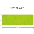 thumbnail image 2 of Alfombra de baño Yeaban, 120 x 45 cm, felpilla, color verde lima, 2 of 7
