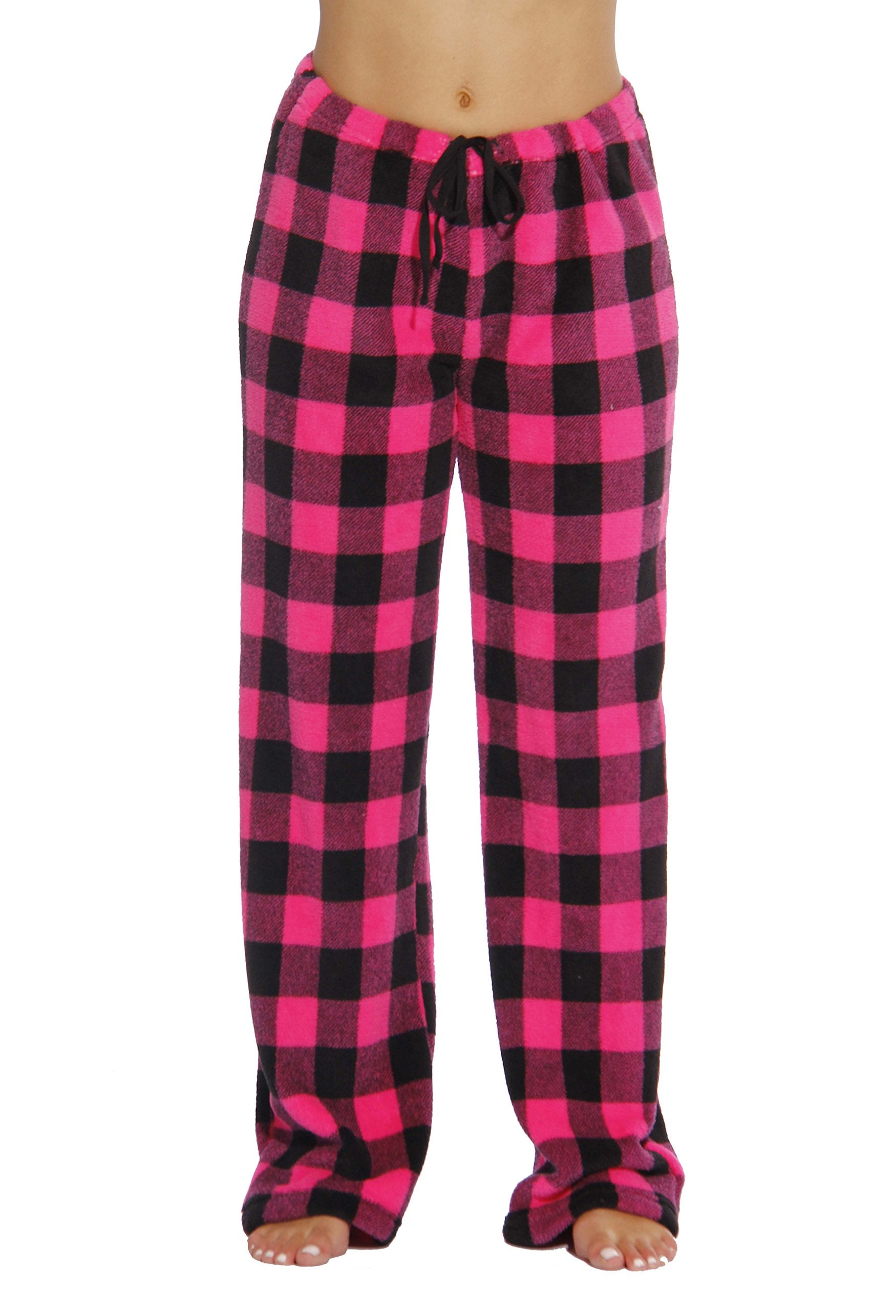 Just Love Buffalo Plaid Plush Pajama Pant - Walmart.com