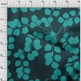 thumbnail image 3 of oneOone Georgette Viscose Teal Blue Fabric Asian Sewing Fabric By The Yard Printed Diy Clothing Sewing Supplies 42 Inch Wide, 3 of 4