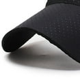 thumbnail image 6 of Nmnitkp Sport Sun Visor Hats Adjustable Empty Top Baseball Cap Cotton Ball Caps for Women and Men Black, 6 of 9
