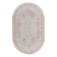 thumbnail image 3 of Unique Loom Whitney Collection Area Rug - Milano (5' x 8' Oval Powder Pink/Blue), 3 of 7
