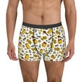 thumbnail image 2 of Goofa Cute Bee Printed Men's Boxer Briefs Underwear, Moisture-Wicking Underwear, Trunk,Soft and Breathable Cotton Underwear-Large, 2 of 9