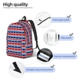 thumbnail image 5 of Balery Fourth Of July Vintage Canvas Backpack for Men and Women - Large Capacity, Durable Travel Laptop Bag for School, Work, Hiking, and Outdoor Activities-Medium, 5 of 7