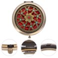 thumbnail image 2 of Miangastore Compact Pocket Mirror Multi-function Makeup Mirror Retro Hand Mirror Daily Supply, 2 of 8