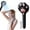 Black BK, variant on AuroraX Cute Cat Shower Head,Adjustable Spray Black Handheld High Pressure Showerhead with Filtration Easy Installation 3 Spray Settings Power Wash