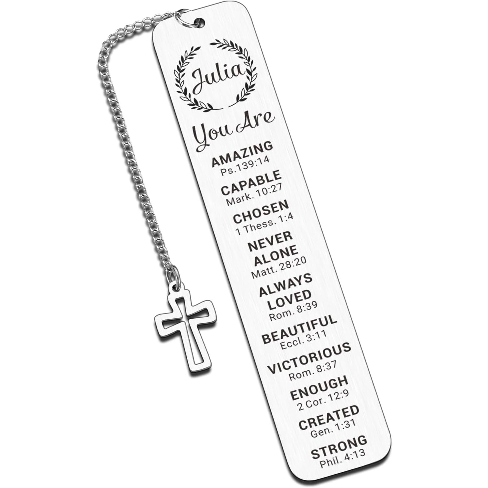 Personalized Baptism Gifts Bulk TeensCustom Christian Gifts for Women Religious Confirmation Gifts for Women Men Easter Basket Stuffers for Teens First Holy Communion Gifts