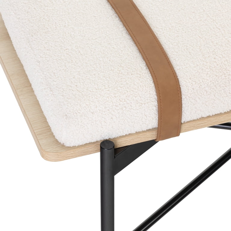 Nathan James Thatcher Entryway Bench with Removable Cushion photo 5
