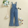 thumbnail image 2 of Coerni Girls Denim Pants Girls Denim Overalls, 4-8 Year-Old Girls Overall Pants, Kids Denim/Canvas Overalls/Short Overalls, 2 of 6