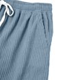 thumbnail image 5 of Guluxicc Corduroy Ribbed Pants for Men Drawstring Elastic Waist Straight Leg Trousers with Pockets for Everyday Fall Winter, 5 of 5