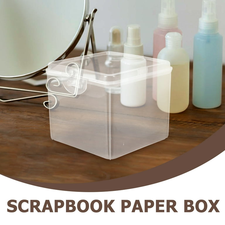 3Pcs Craft Paper Organizer Storage Box Scrapbook Paper Organizer Sticker  Storage Organizer 