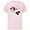 Soft Pink, variant on Disney Mickey & Minnie Mouse Oh My! Kiss Valentine’s Day - Short Sleeve Cotton T-Shirt for Adults - Customized-Natural