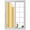 Ginger yellow, variant on Static Cling Non Adhesive Window Film, Brown Ombre Window Privacy Film Frosted, Farmhouse Brown Gradient Modern Art Opaque Window Coverings for Small Windows, Home, 17.7 x 39.3 Inches