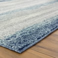 Luxe Weavers Lagos Collection 7501 Blue 4x5 Abstract Area Rug