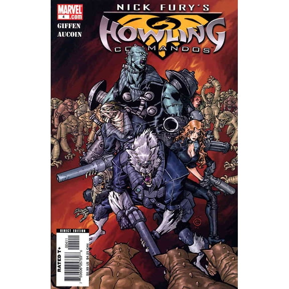 Nick Fury's Howling Commandos #4 VF ; Marvel Comic Book