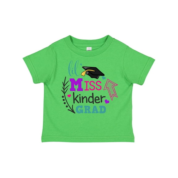 Inktastic Lil Miss Kinder Grad with Arrows Girls Toddler T-Shirt